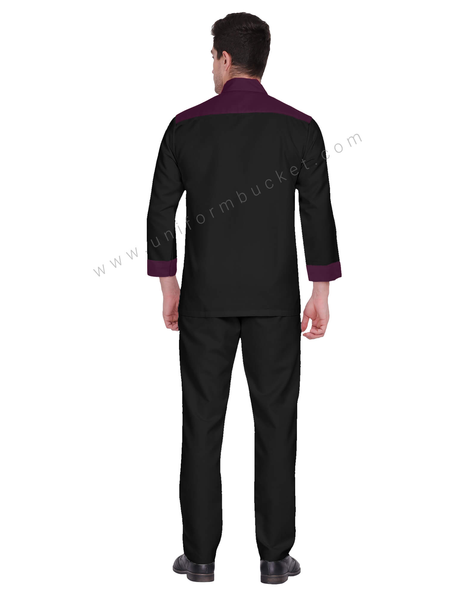 Black & Magenta  designer Chef Coat