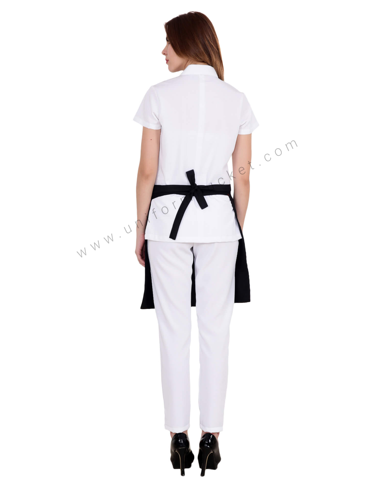 Classic Black Waist Apron