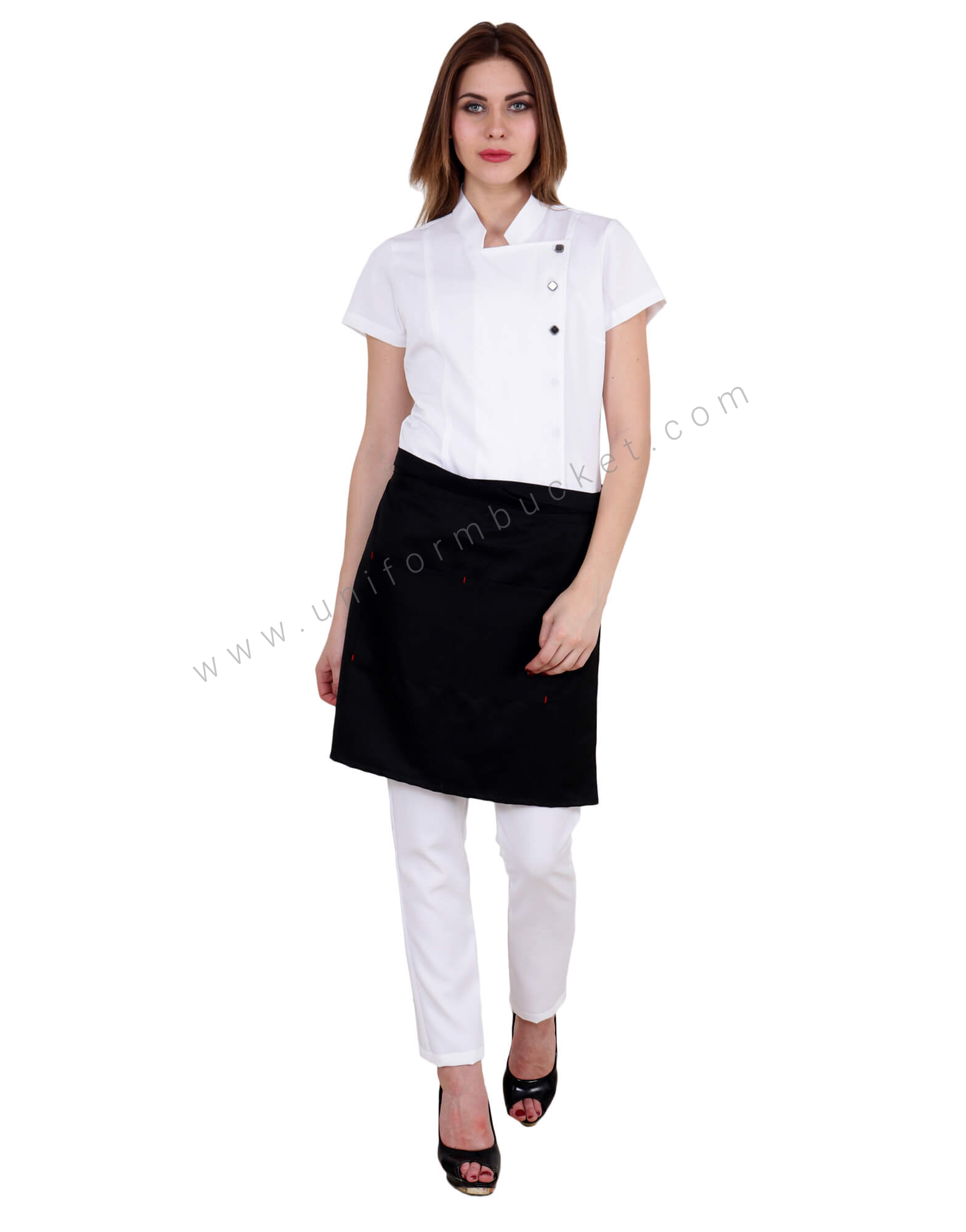 Classic Black Waist Apron