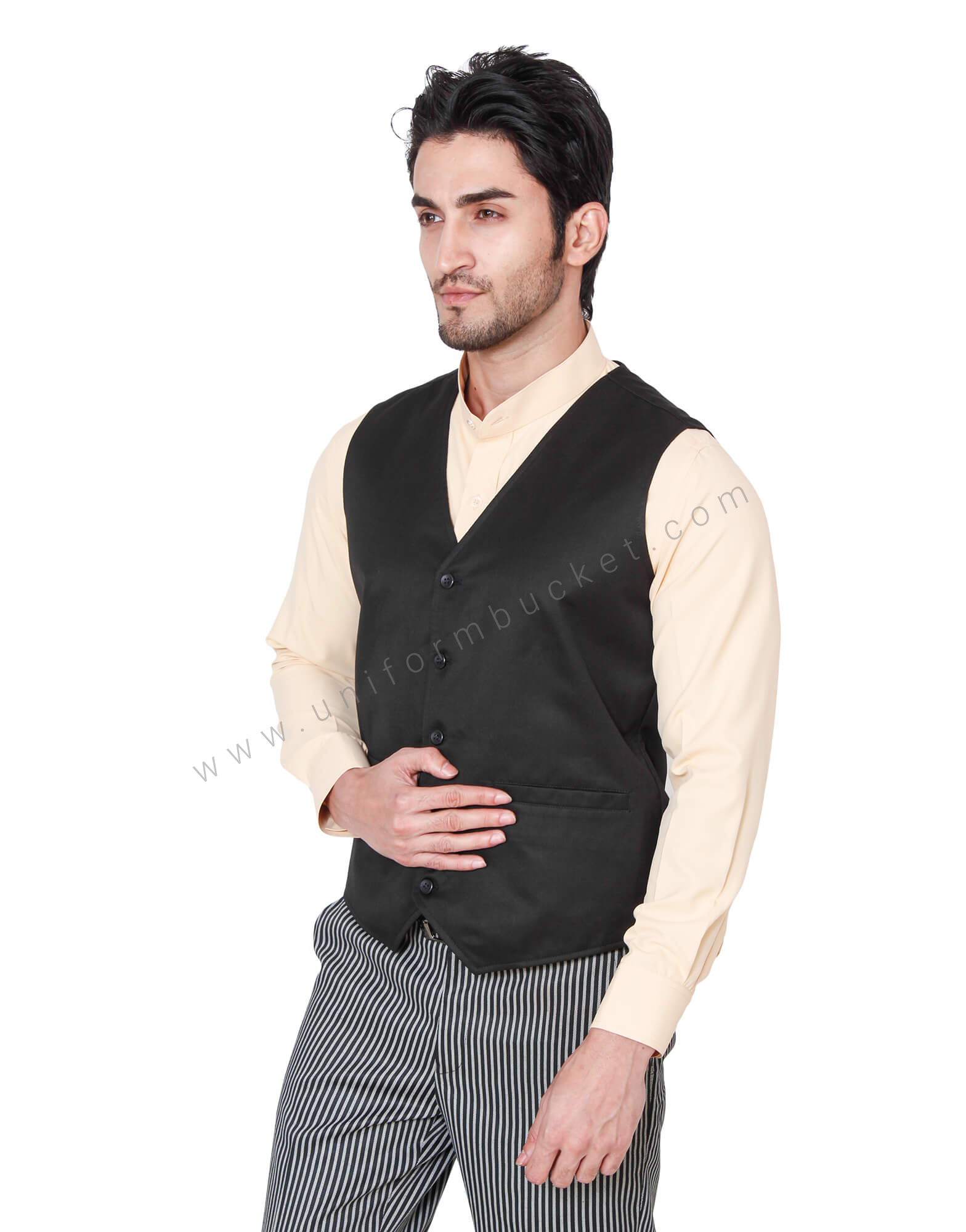 Buy Classic Black Waistcoat For Men Online @ Best Prices in India ...