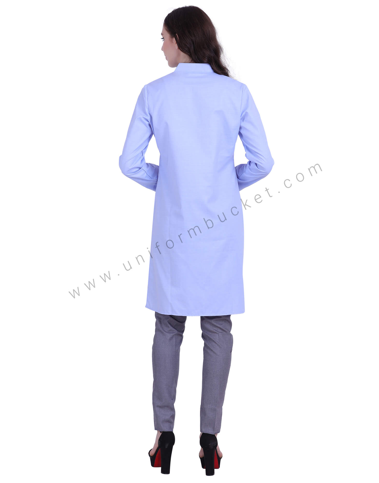 Blue Fil a Fil Formal Kurti