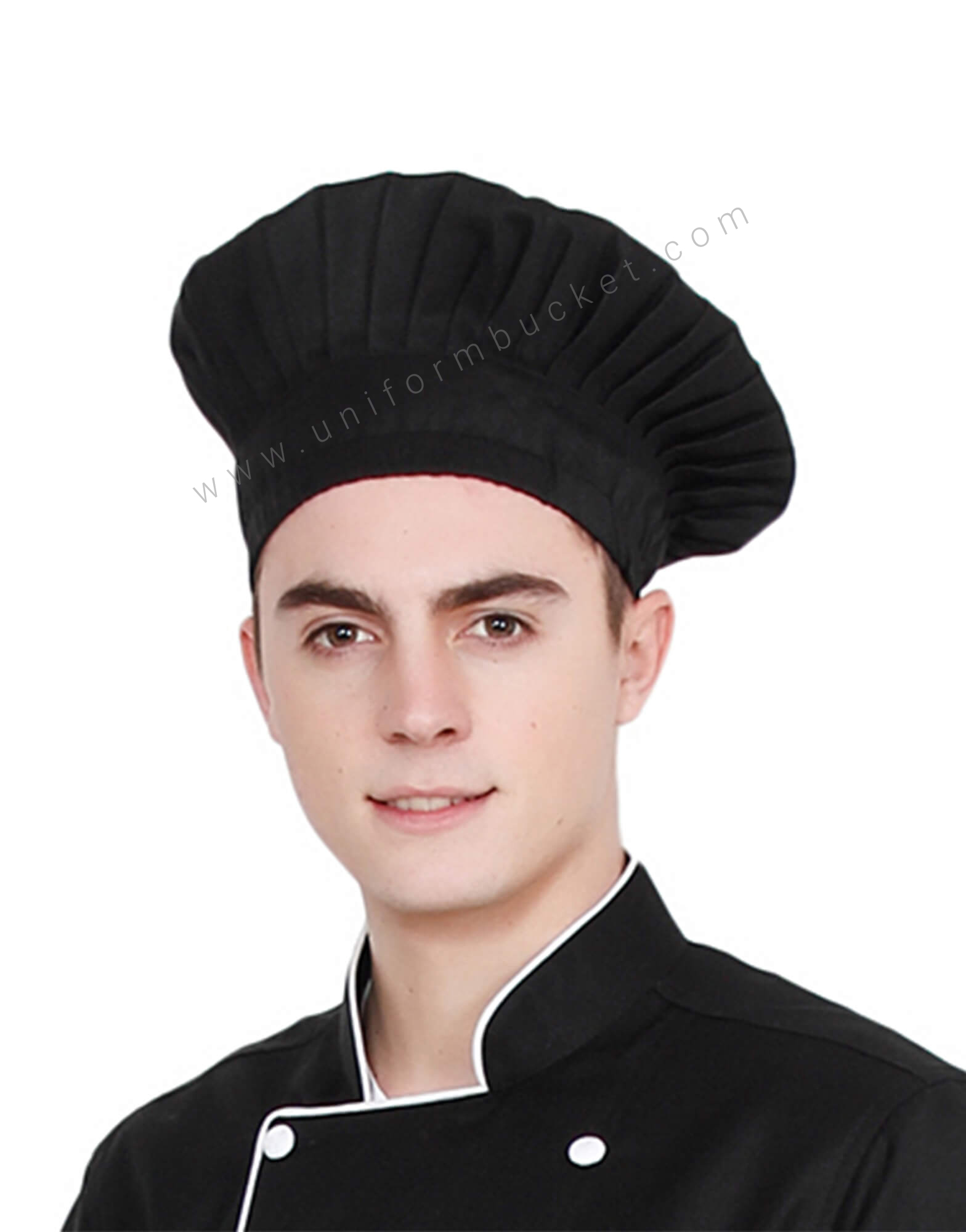 Buy Chef Skull Cap in Black Fabric Unisex Online @ Best Prices in India ...