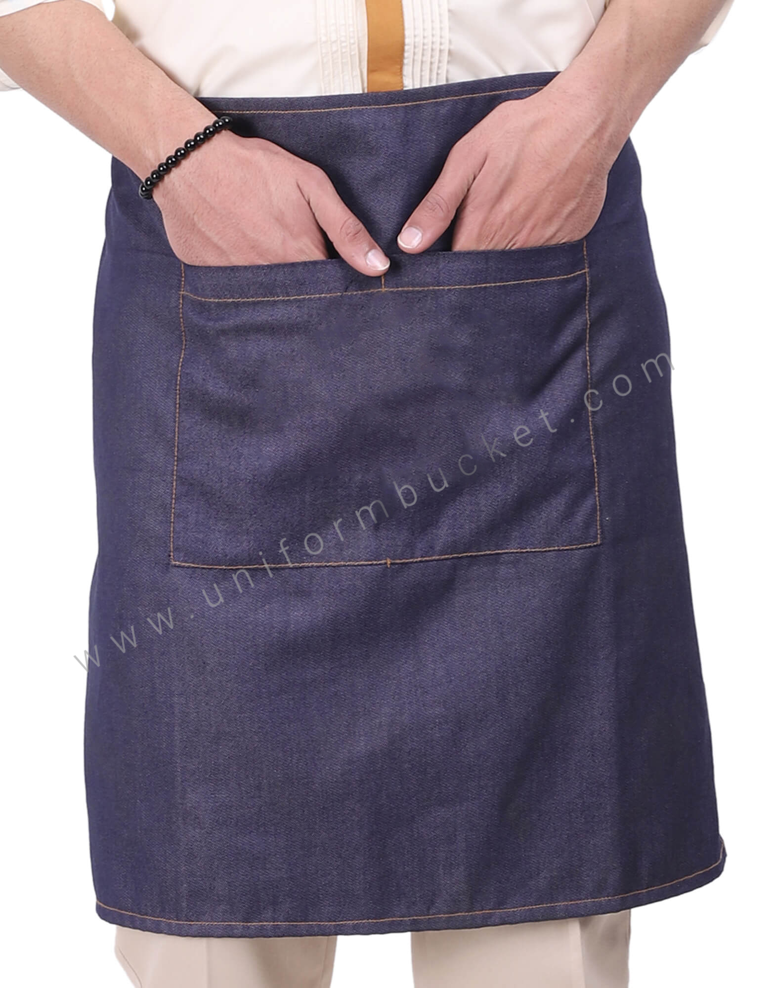 Dark Blue Denim Waist Apron