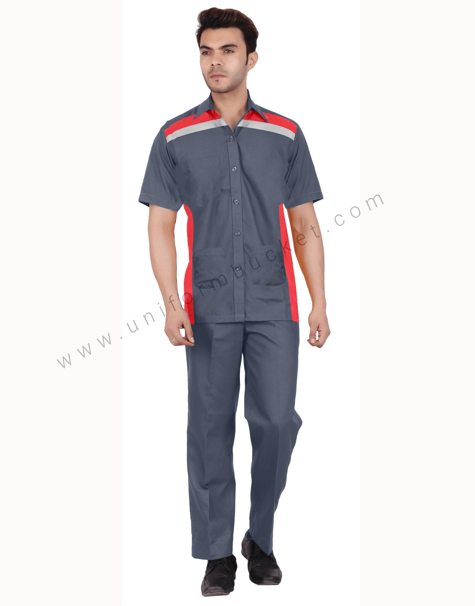 Dark Grey Workwear Shirt