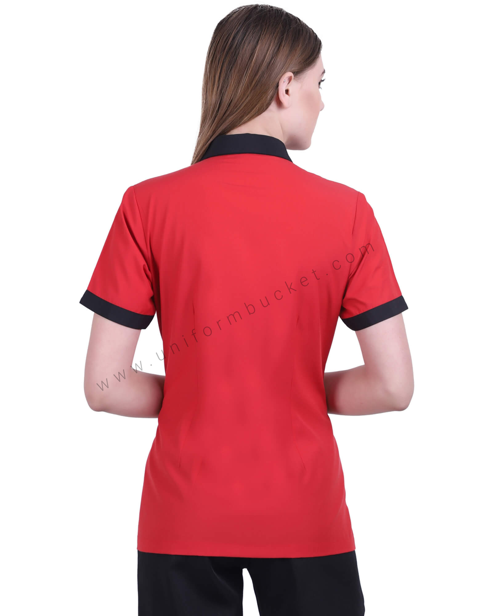 red formal shirt womens