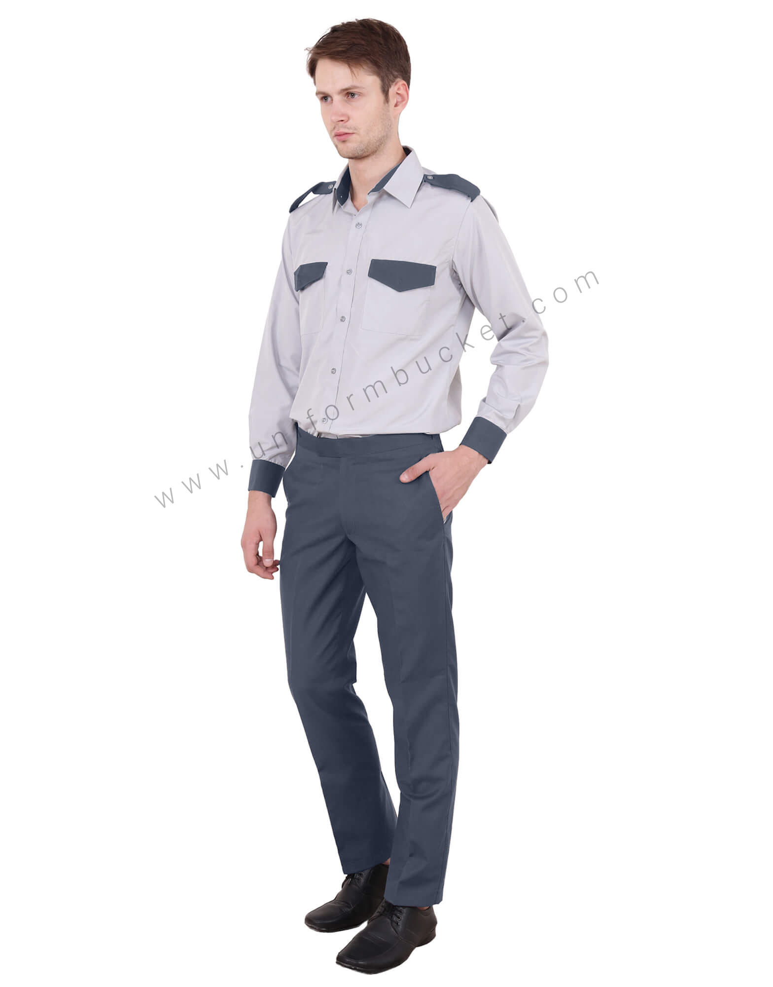 grey security guard driver trouser for men 81936
