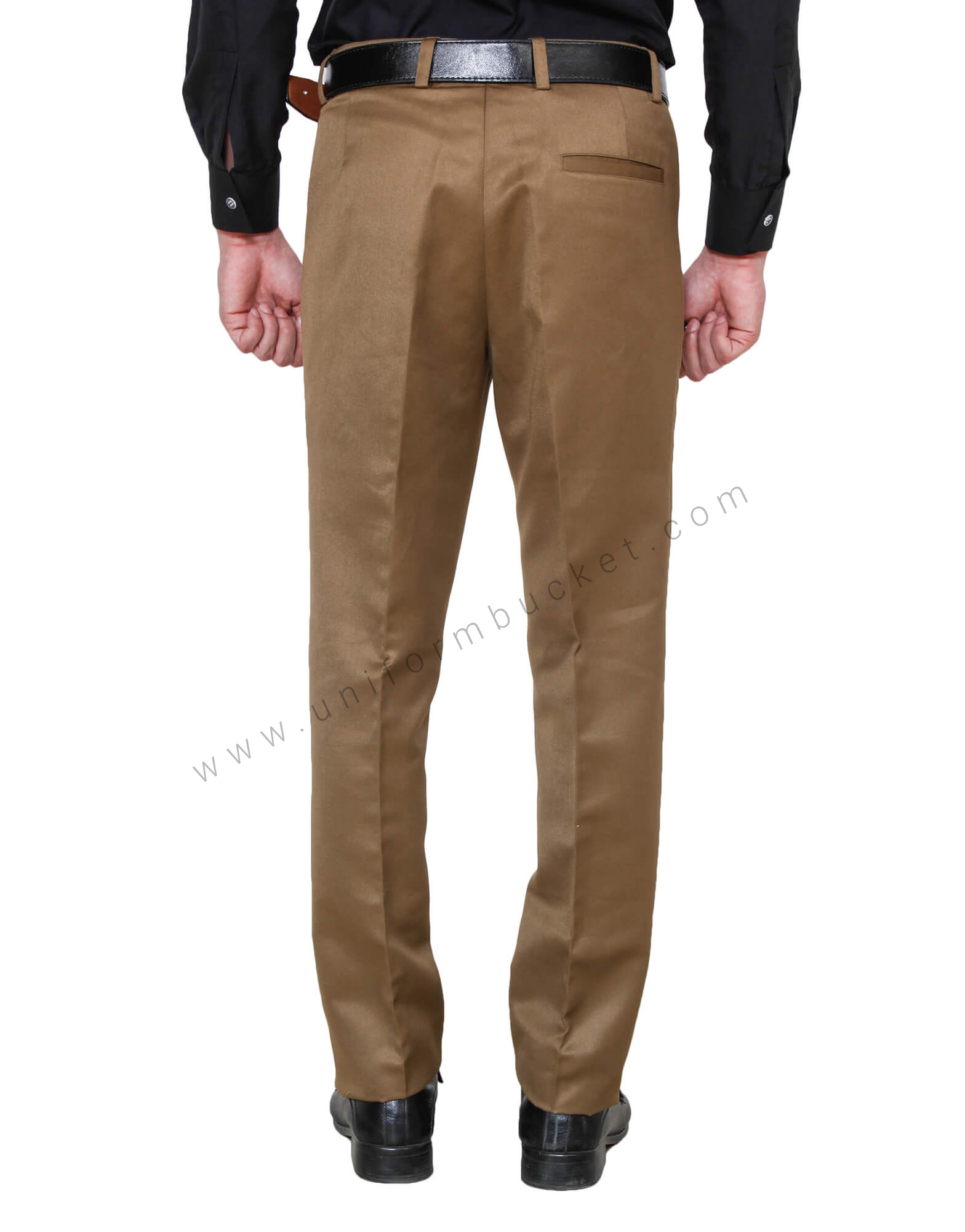 Buy Khaki Brown Trouser For Men Online @ Best Prices in India | UNIFORM ...