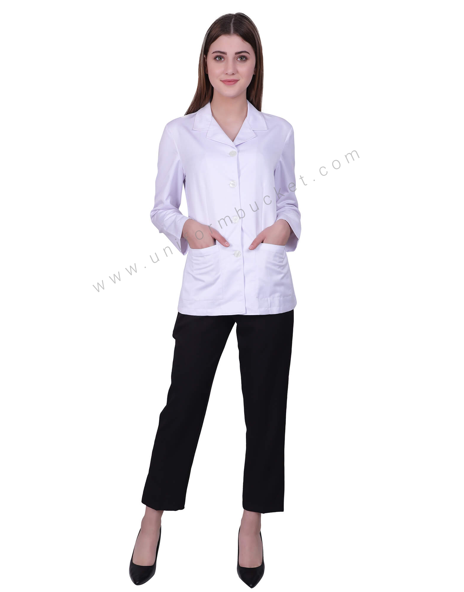 Buy Full Sleeves Lab Coat For Women Online @ Best Prices in India ...