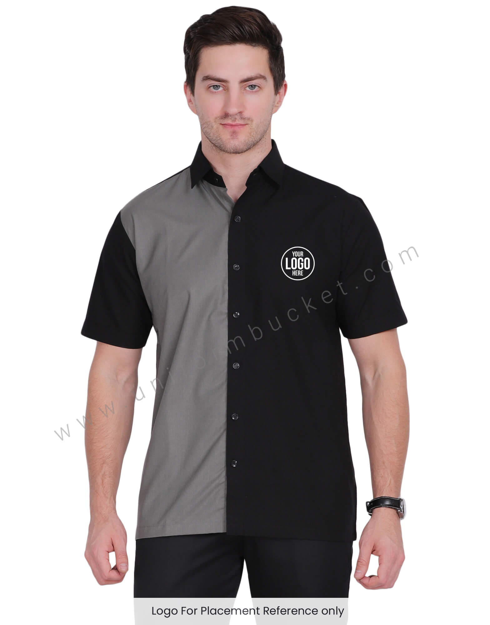 MALE BLACK  SHIRT FOR WAITER