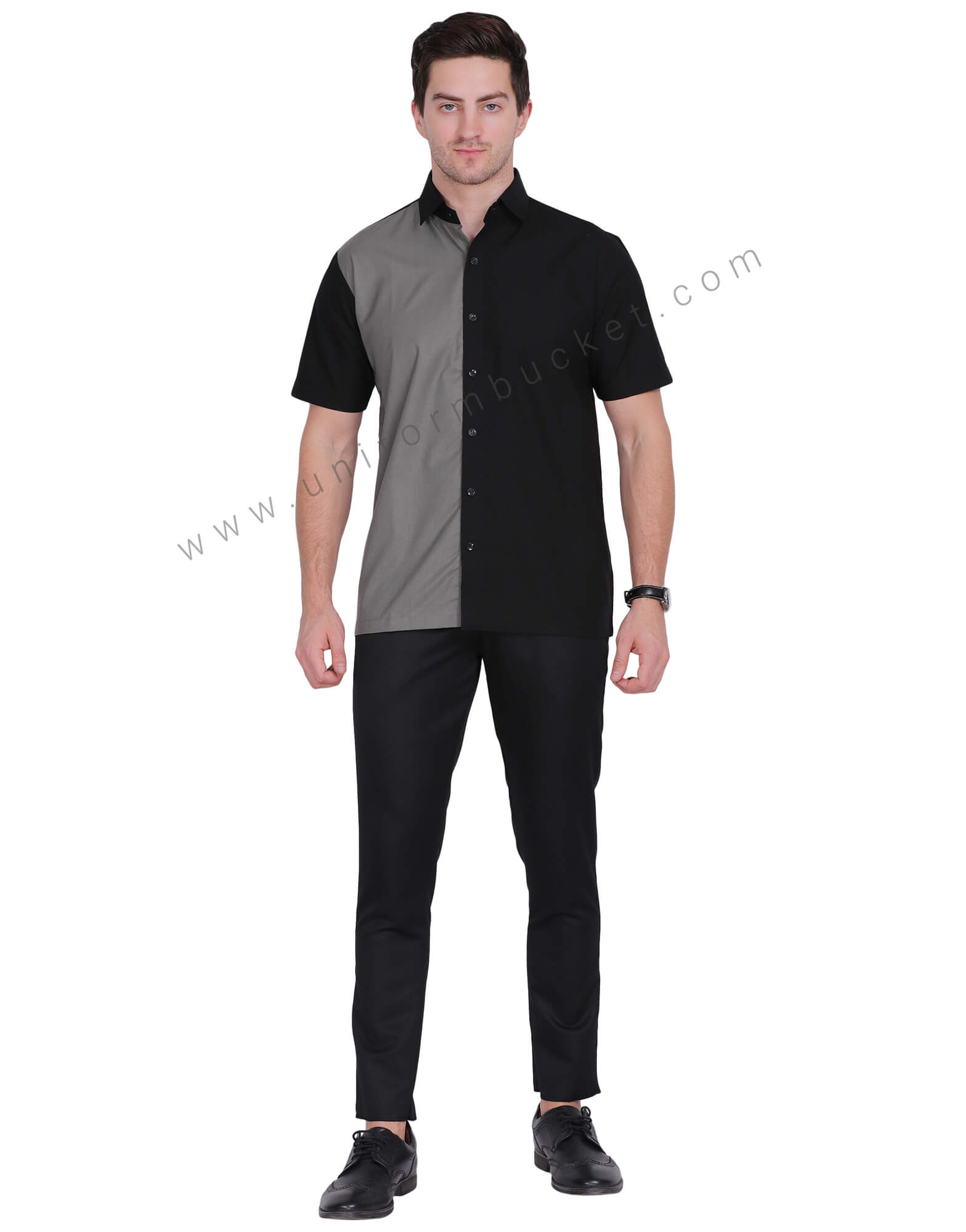 MALE BLACK  SHIRT FOR WAITER