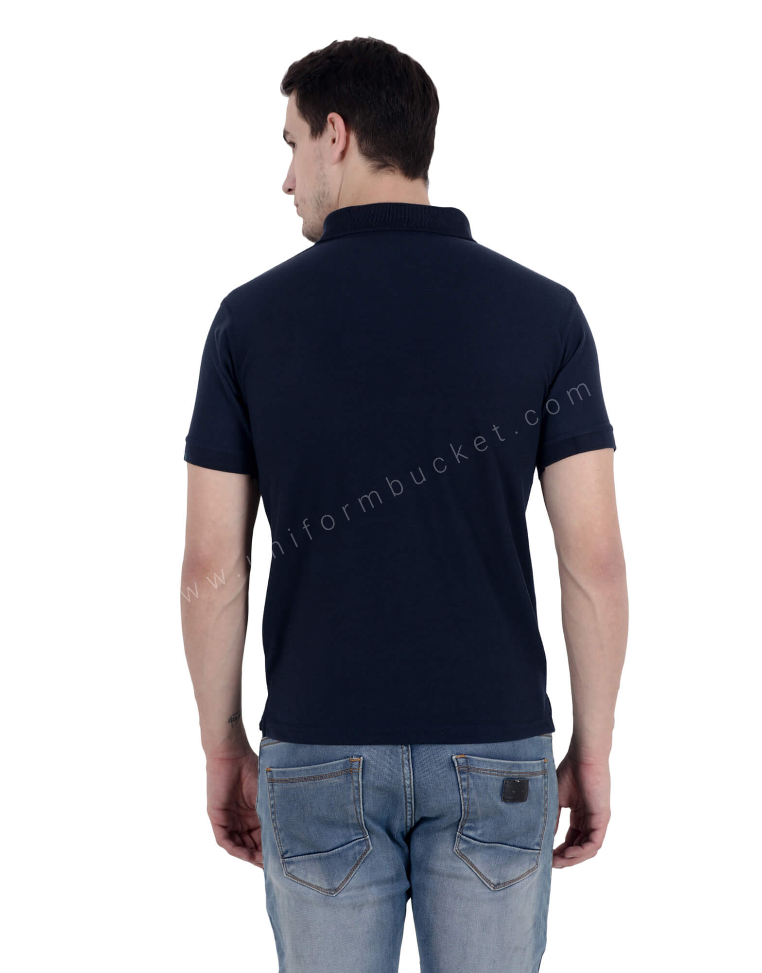 Navy Blue Uniform Polo T- Shirt