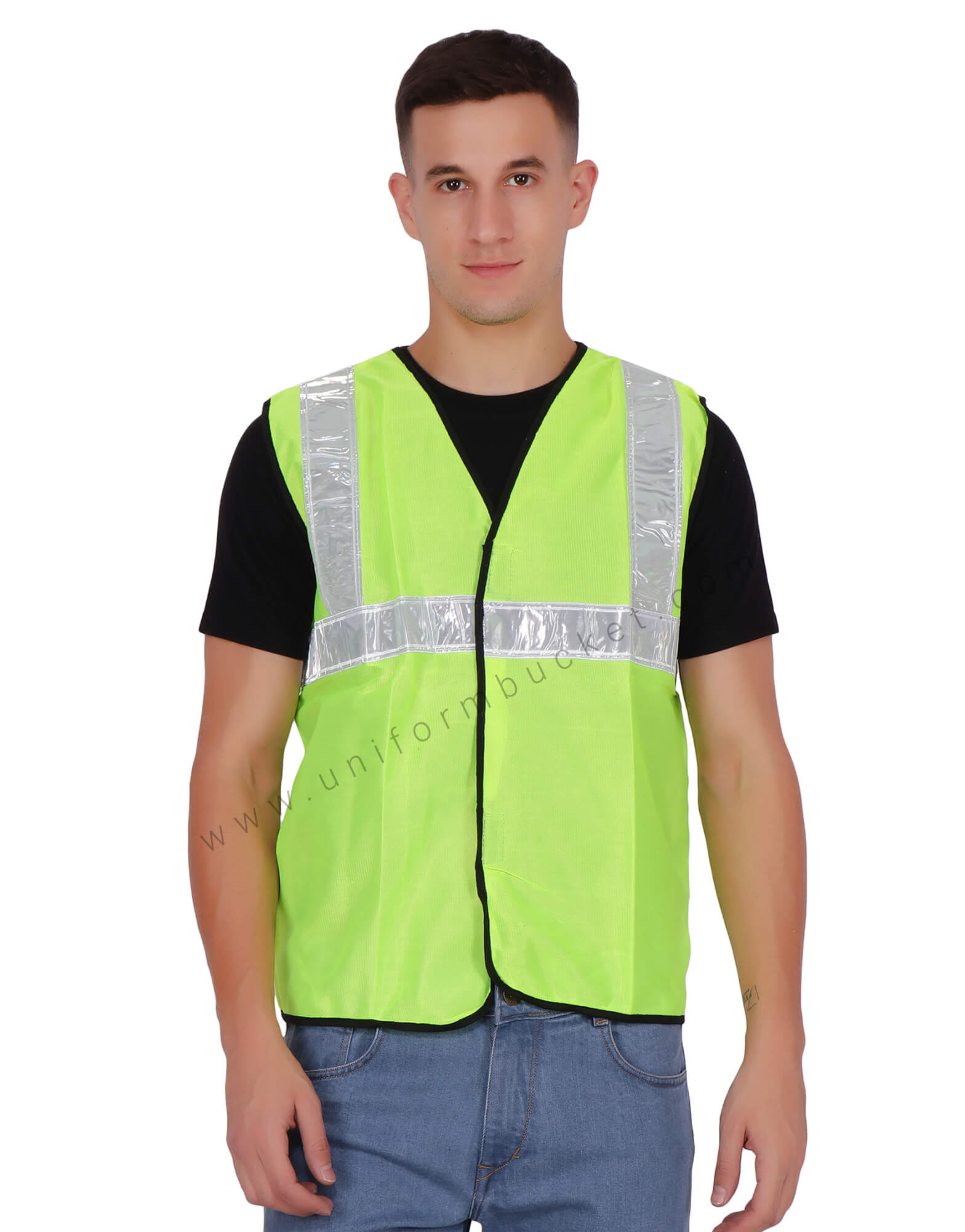 Buy Neon Green High Visibility Vest Unisex Online @ Best Prices in ...