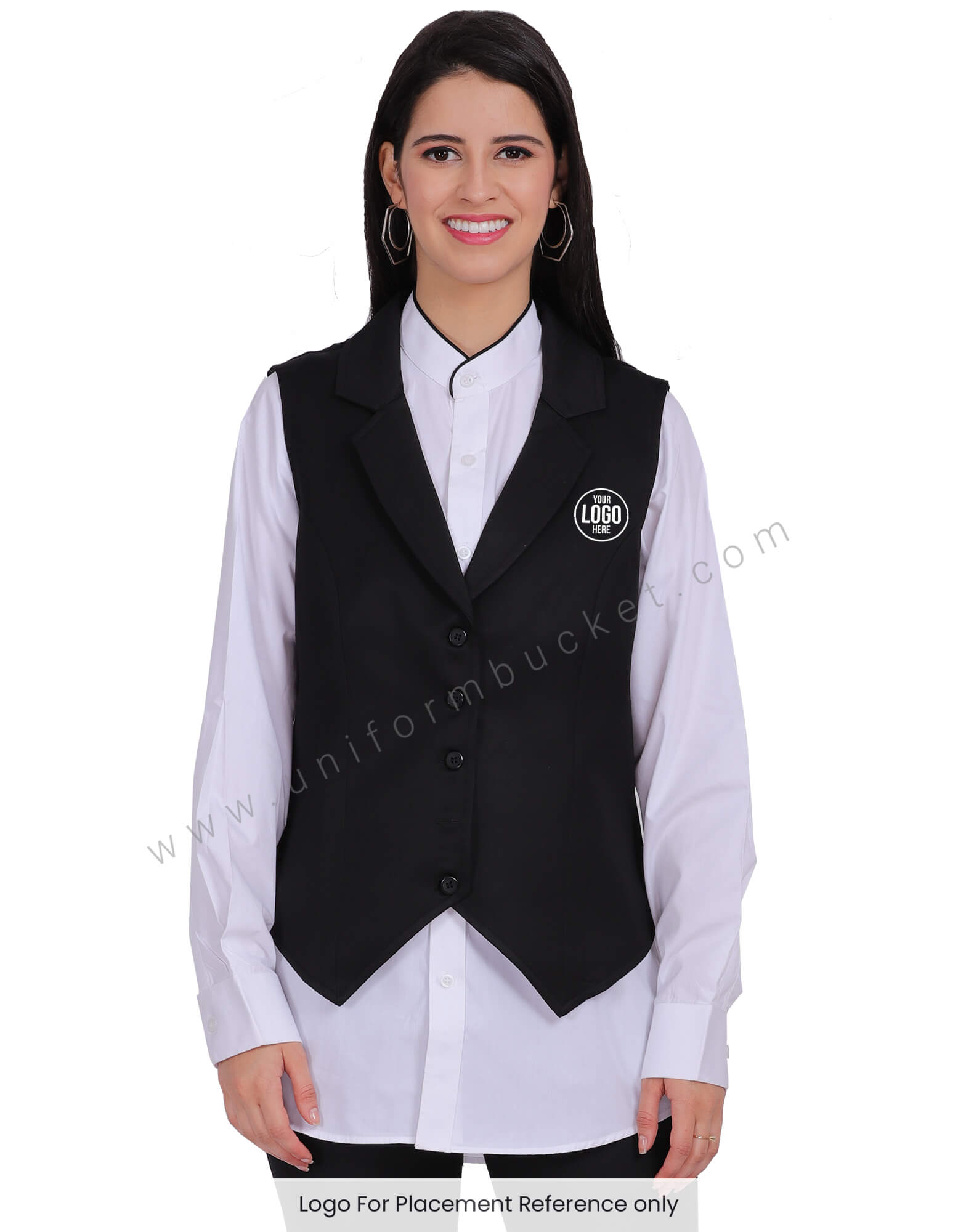 Ladies clearance vest coat