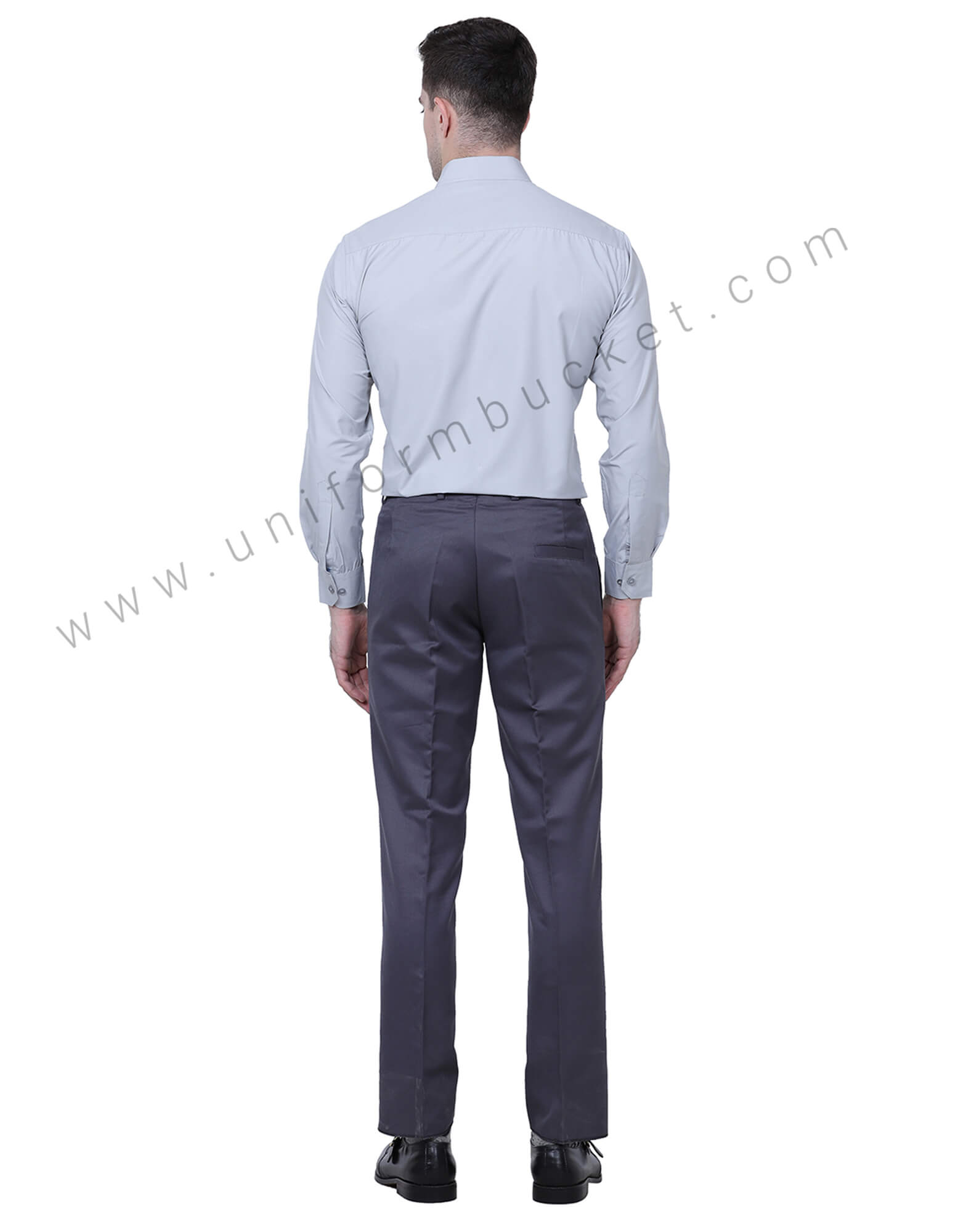 Plain Grey Formal Trousers