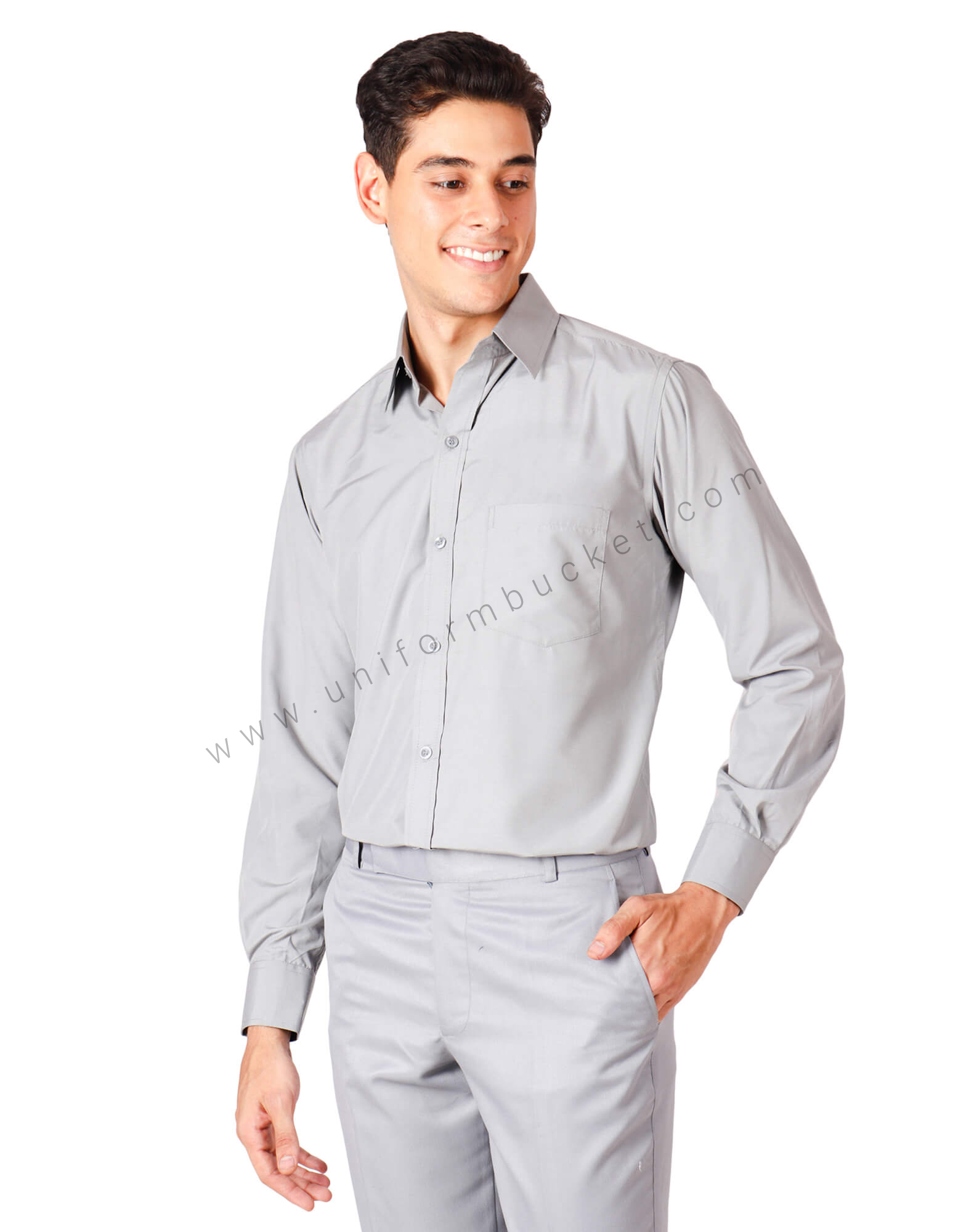 Seal Grey Formal Trousers