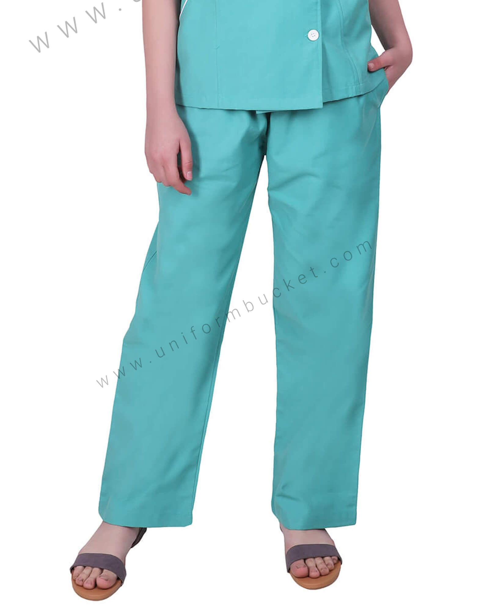 Straight Turquoise Bottoms