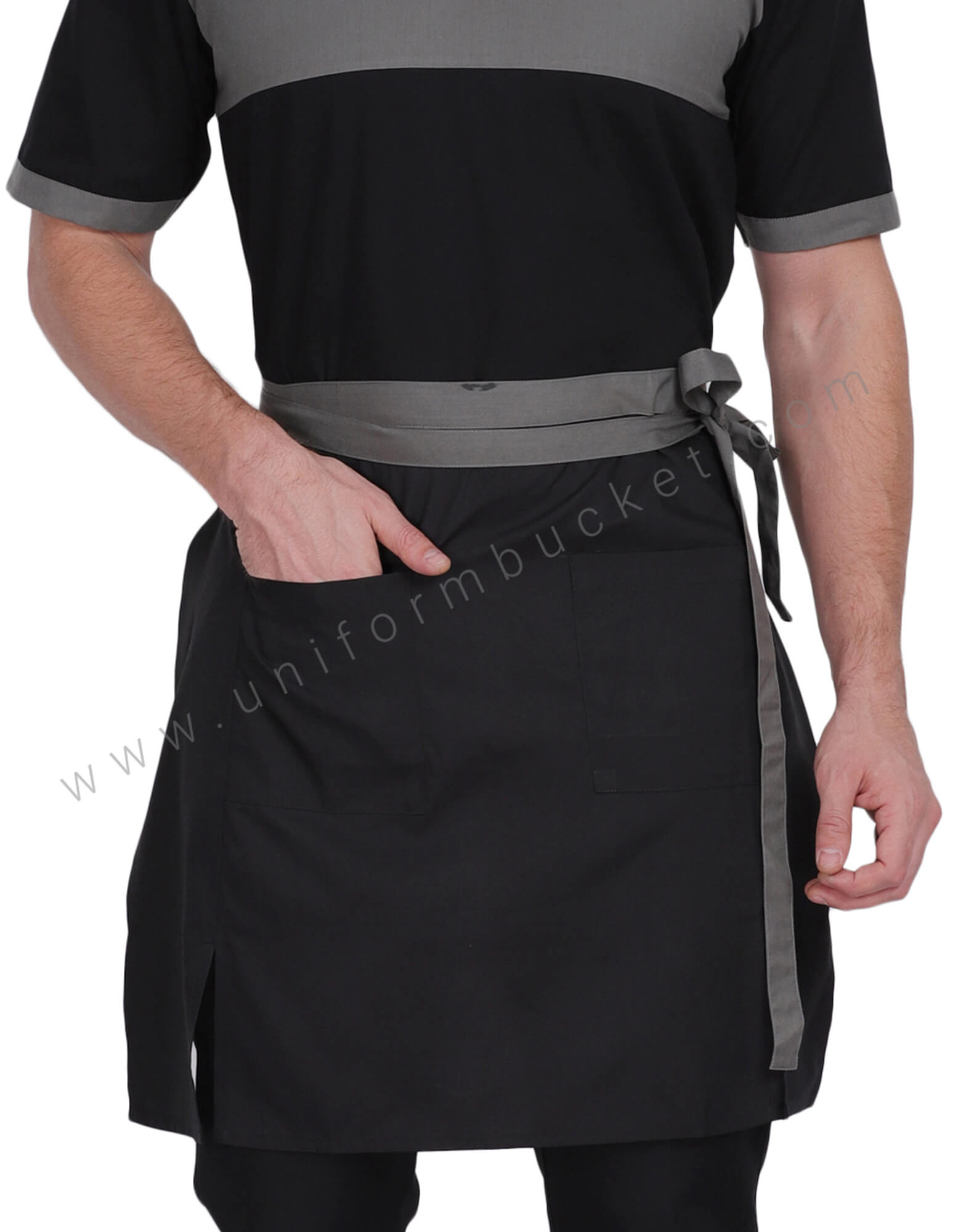 Stylish Apron With Side slit