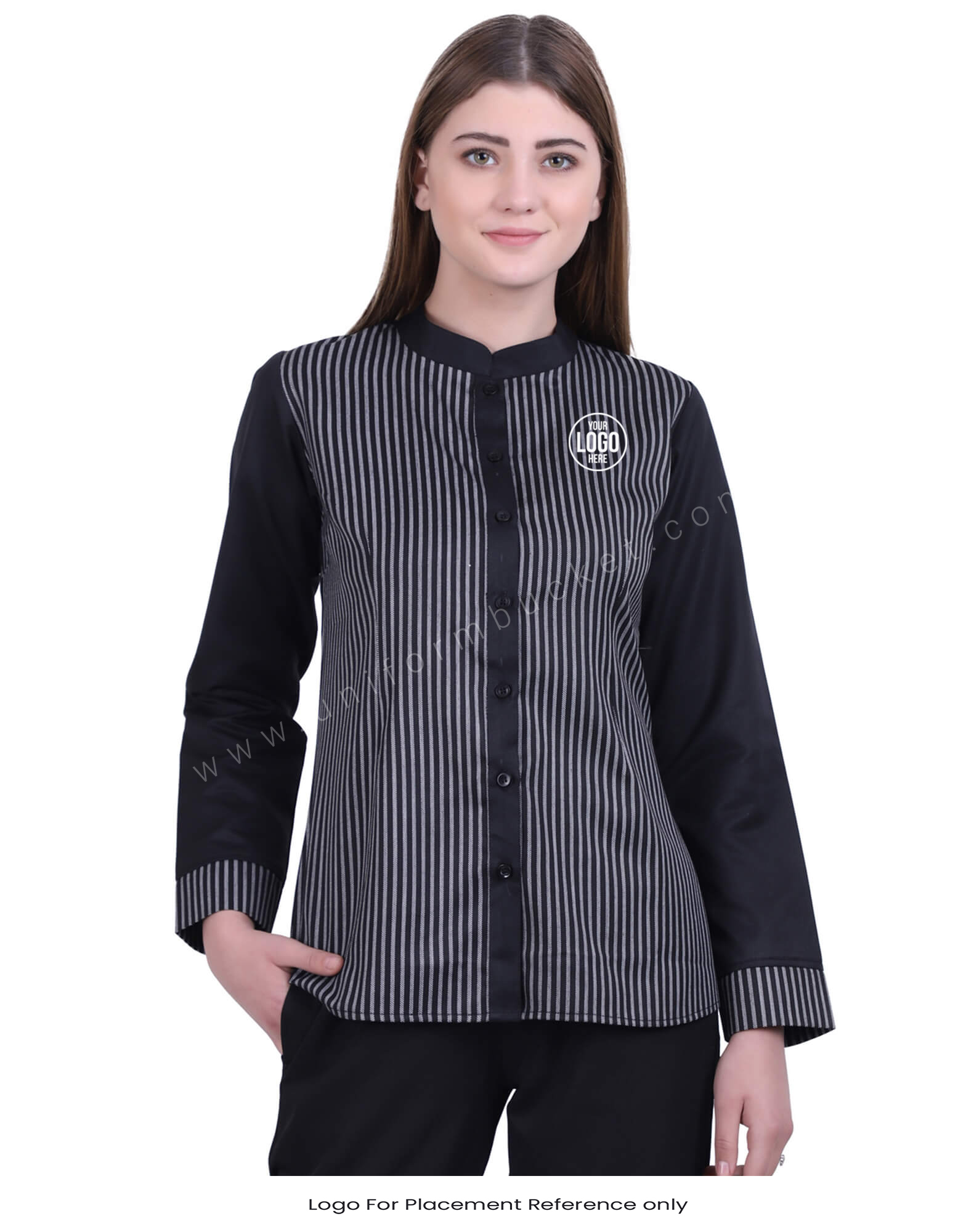 Stylish Black Shirt With White Linings