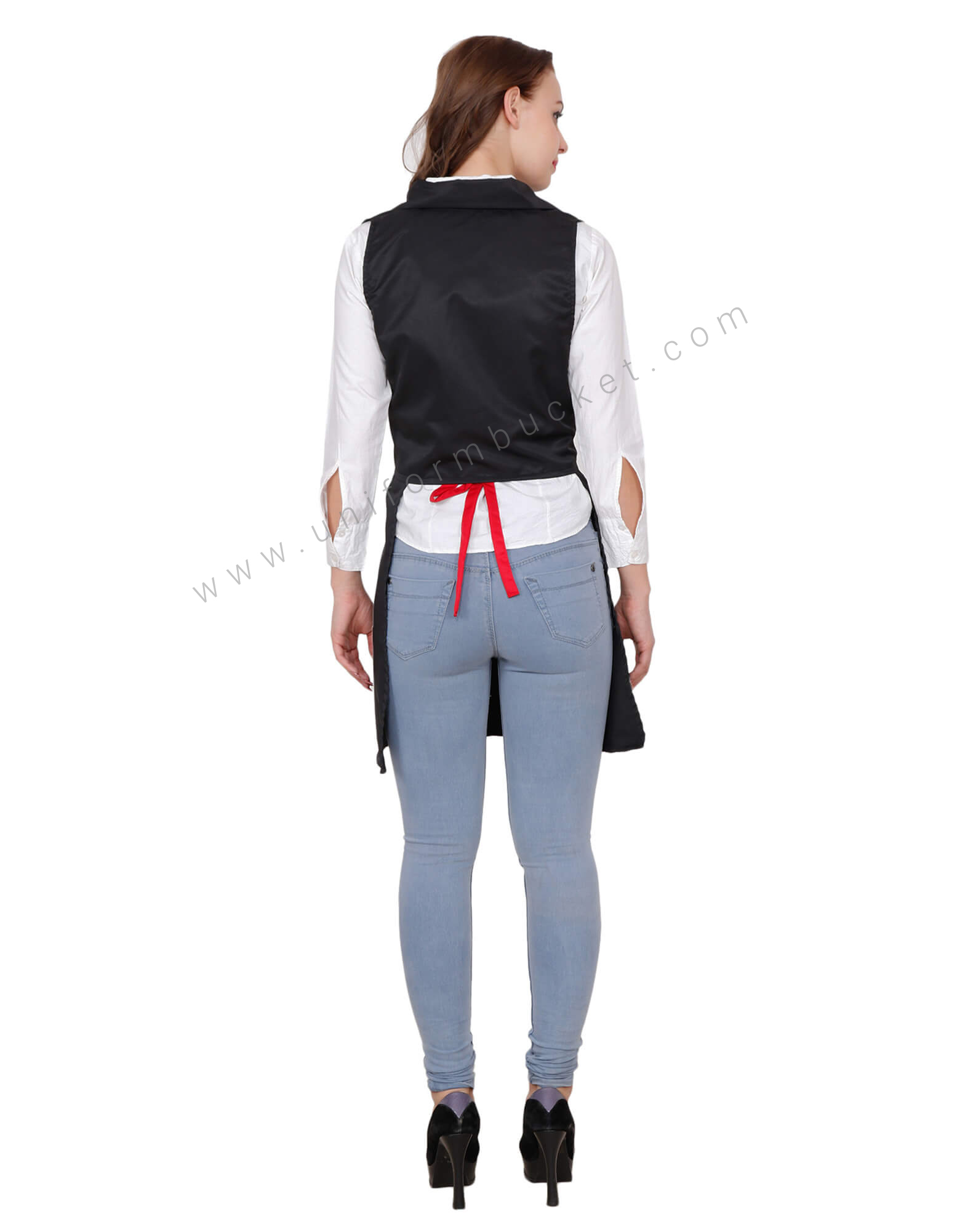 T -Shirt Look Apron With Front Belt