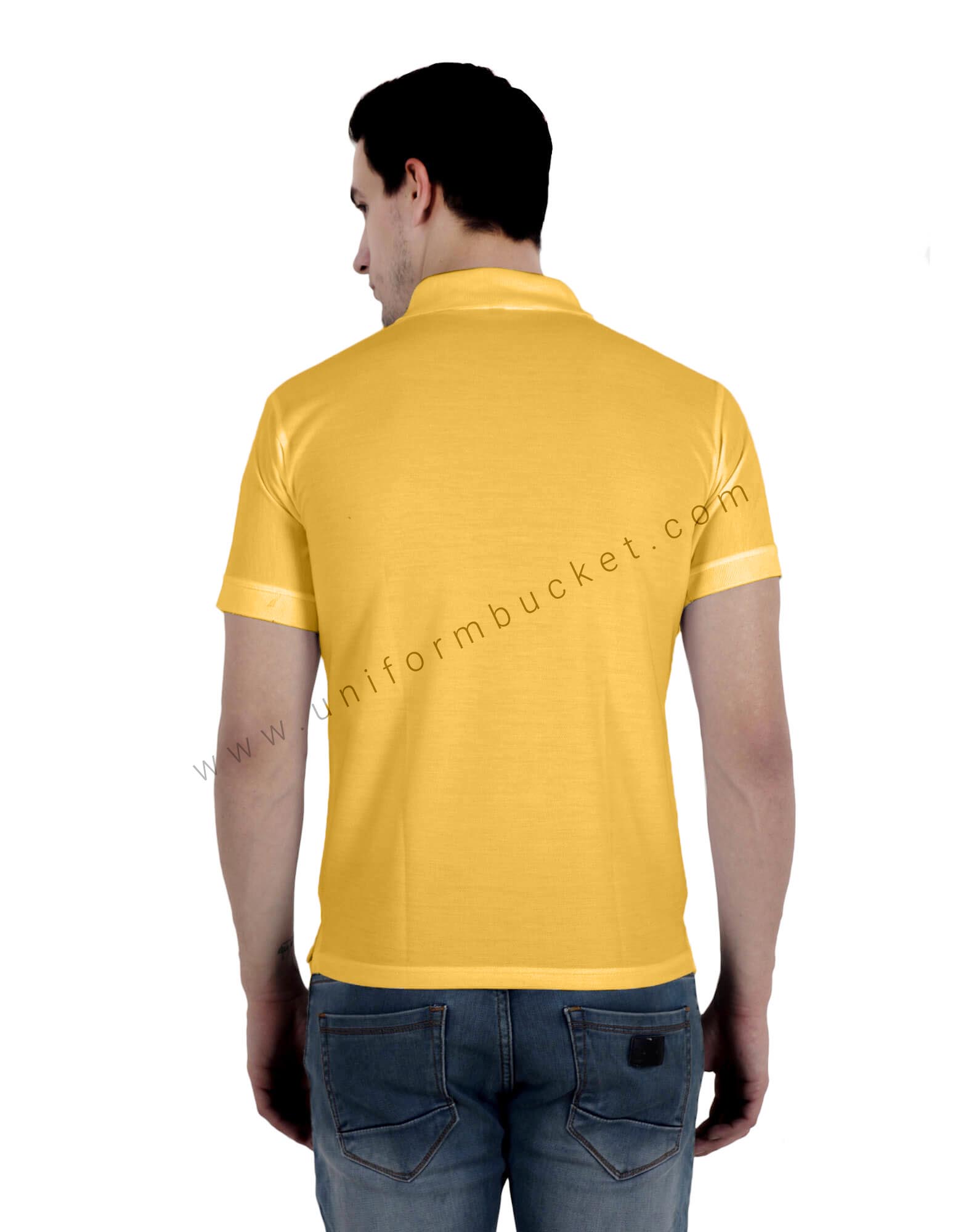 Yellow Uniform Polo T- Shirt