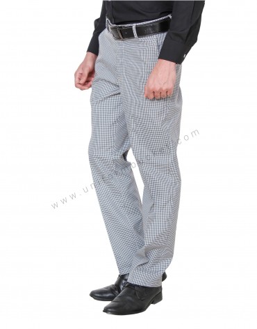 Check Formal Trousers In Black B95 Dalton