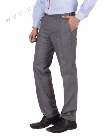 US Polo Assn Formal Trousers  Buy US Polo Assn Grey Super Slim Fit  Check Formal Trousers Online  Nykaa Fashion