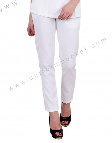 Buy White Trousers & Pants for Women by Silverfly Online | Ajio.com